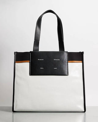 Proenza Schouler White Label - Bolsa tote feminina Morris Xl de lona revestida