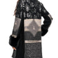 Adore - Mix Media Coat With Faux Fur