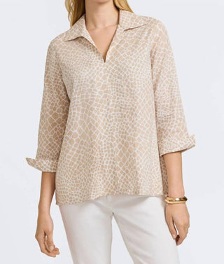 Foxcroft - Fiona Long Sleeves Top