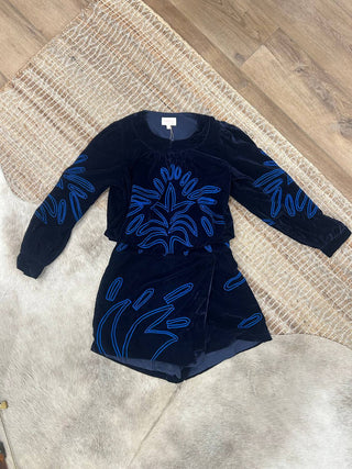 Ciebon - Rena Velvet Skort