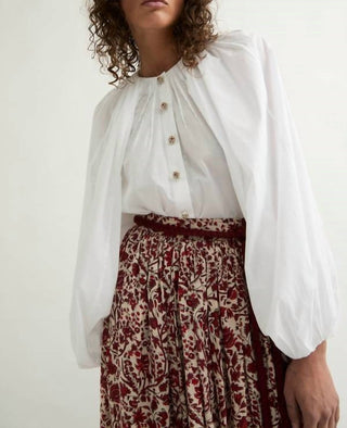 Laurence Bras - Top Victory com mangas bufantes longas