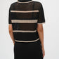 Joseph Ribkoff - Women's Knit Open Stitch Stripe Sweater