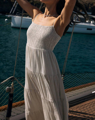 Z Supply - Vestido longo listrado Balos feminino