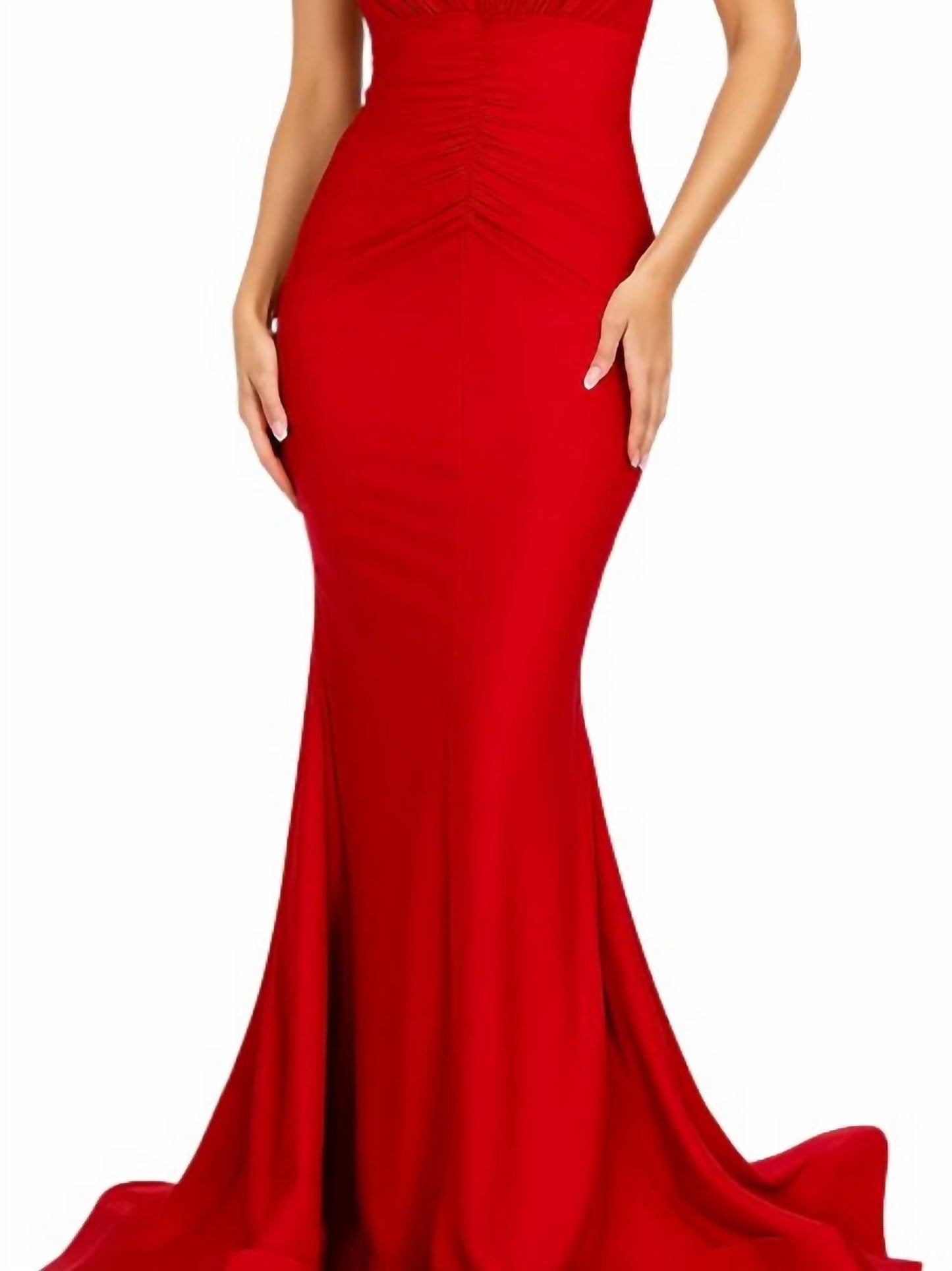 Fiesta Fashion - V Neck Bridesmaid Maxi Dress