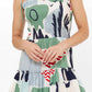 Oliphant - Smocked Tie Strap Ruffle Midi Dress