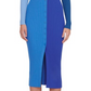 Suéter STAUD Shoko Colorblock Cobalt Multi Tamanho M