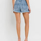 Vervet By Flying Monkey - HIGH RISE FRAYED SHORTS