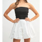 Mable - Strapless Smocked Mini Dress
