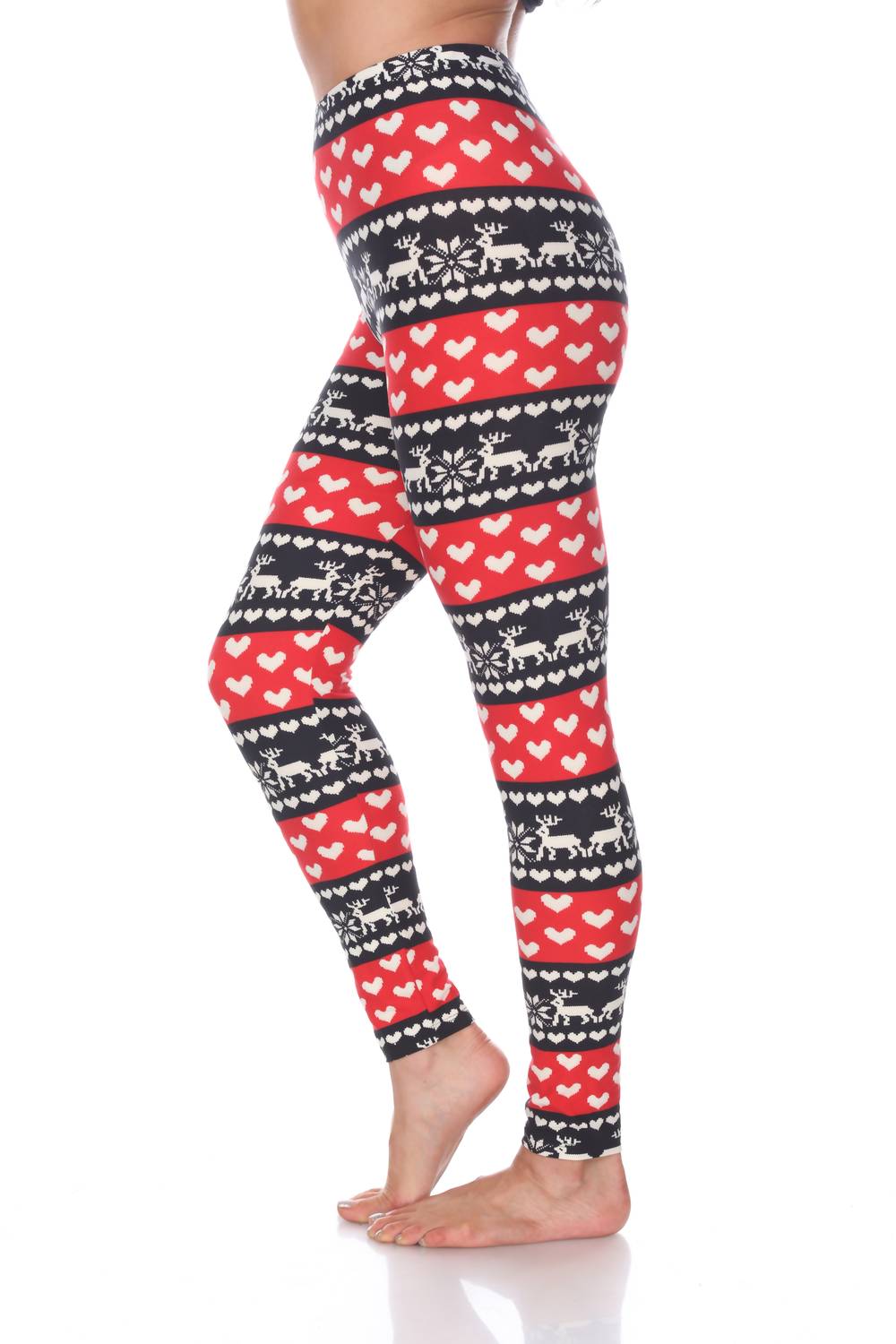 White Mark - Printed Leggings