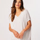 French Kyss - V-Neck Fringe Top