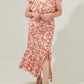 Sugarlips - Nadia Ruched Midi Dress