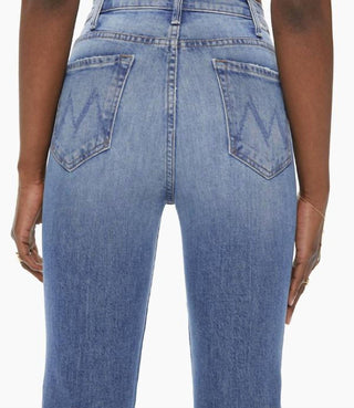 Mother - Hustler Ankle Fray Mini Boot High Rise Jean