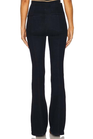 Veronica Beard - Calça jeans skinny flare Beverly de cintura alta