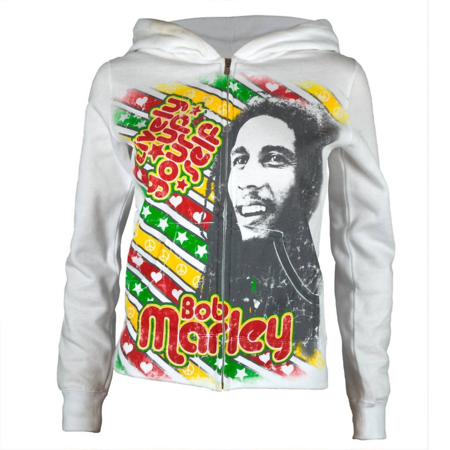 Bob Marley - Teen's Lively Up Yourself Zip-up Hoodie