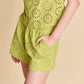 English Factory - EMBROIDERED COTTON CAMP SHORT