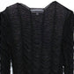 Kseniaschnaider - Women's Mesh Drape Long Sleeve Dress