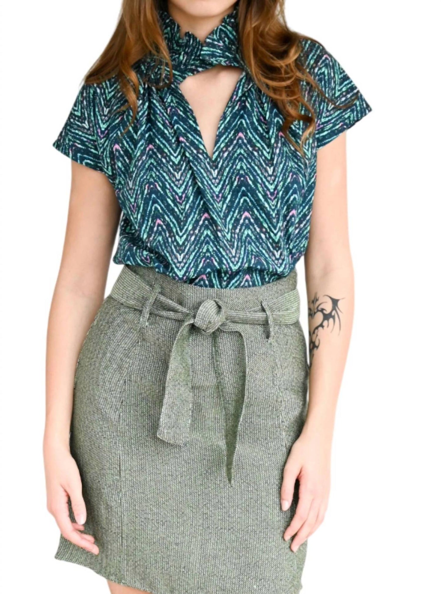 Never A Wallflower - Vicki Short Sleeve Top