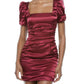 Alyce Paris - Short Sleeve Mini Dress