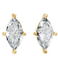 Aamiaa - Women's Marquise Shape 4 Prong Push Back Studs