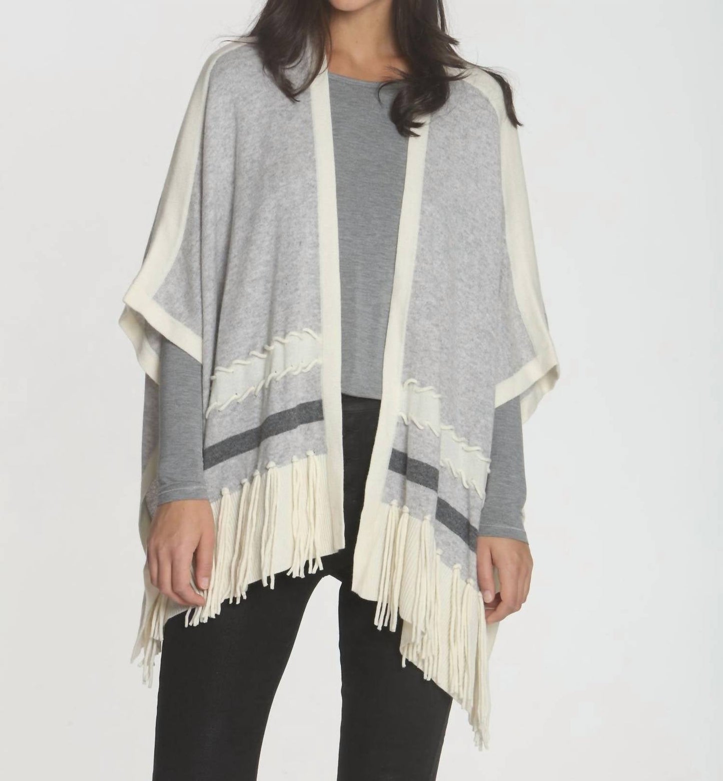 Label+Thread - Women's Ashley Fringe Poncho