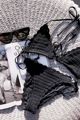 Beach Riot - Top de biquíni de crochê Winona