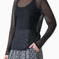 Akris - Sheer Overlay Silk Sweater Tank