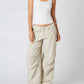Cotton Candy - Drawstring Detail Parachute Pant