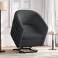 Power Lift Recliner Barrel Shape Reclining Chair With Footrest And Side Pocket