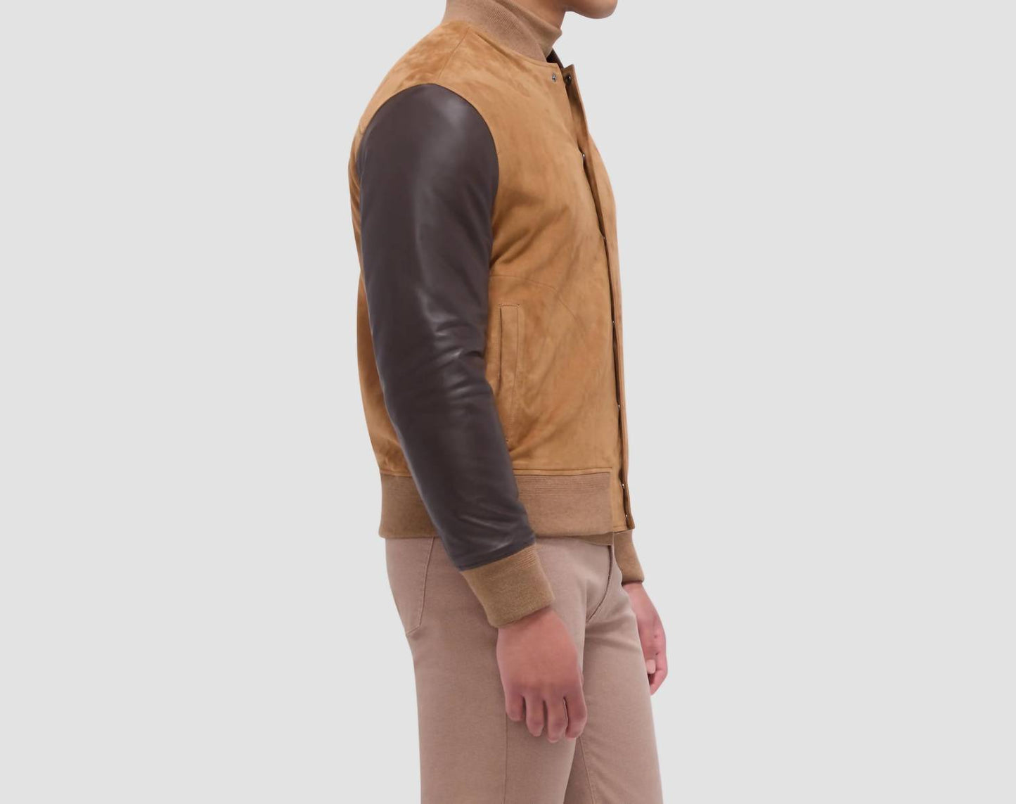 Bugatchi Uomo - SUEDE AND LEATHER JACKET