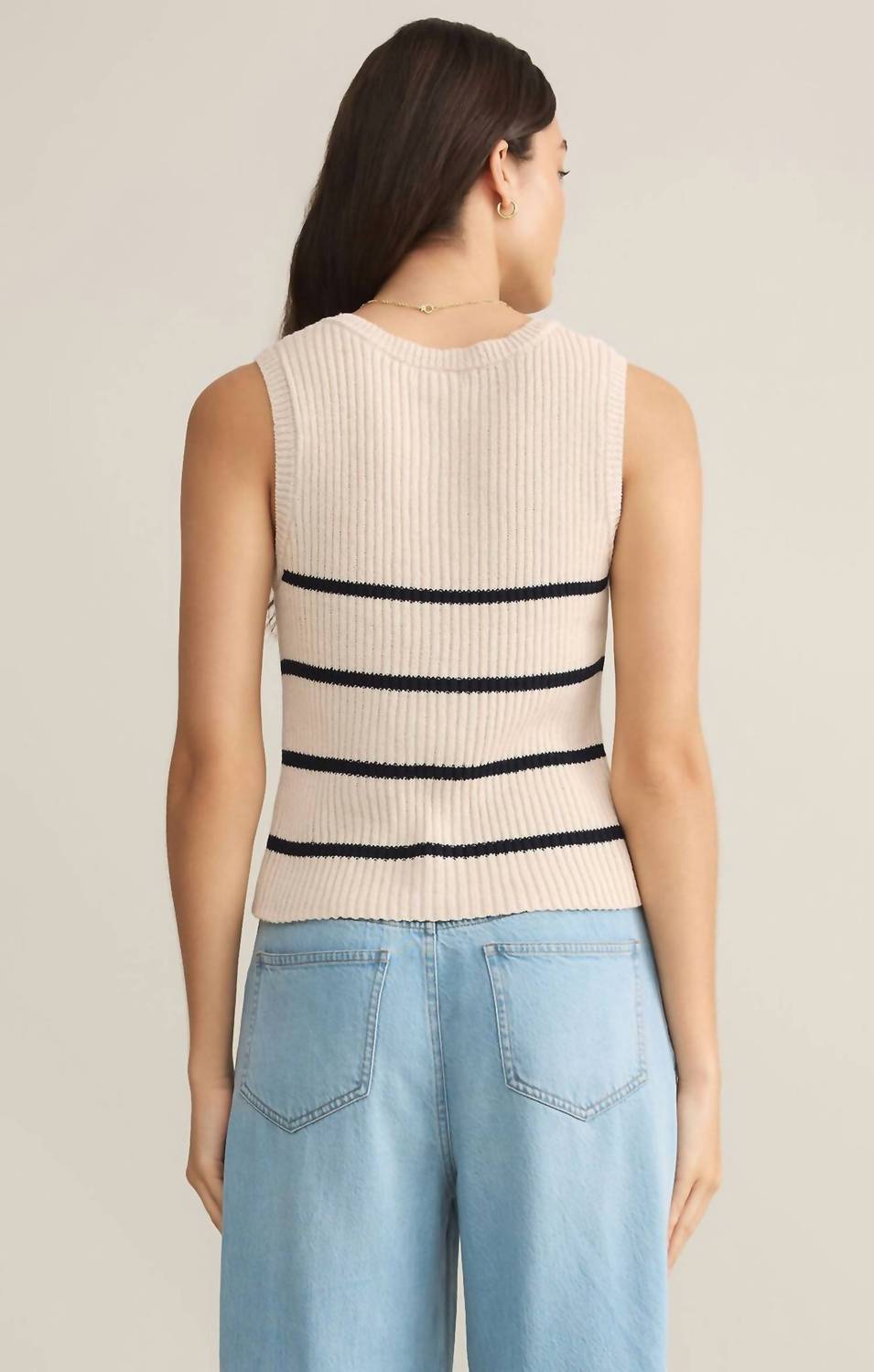 Z Supply - Sycamore Stripe Sweater Vest - Plus