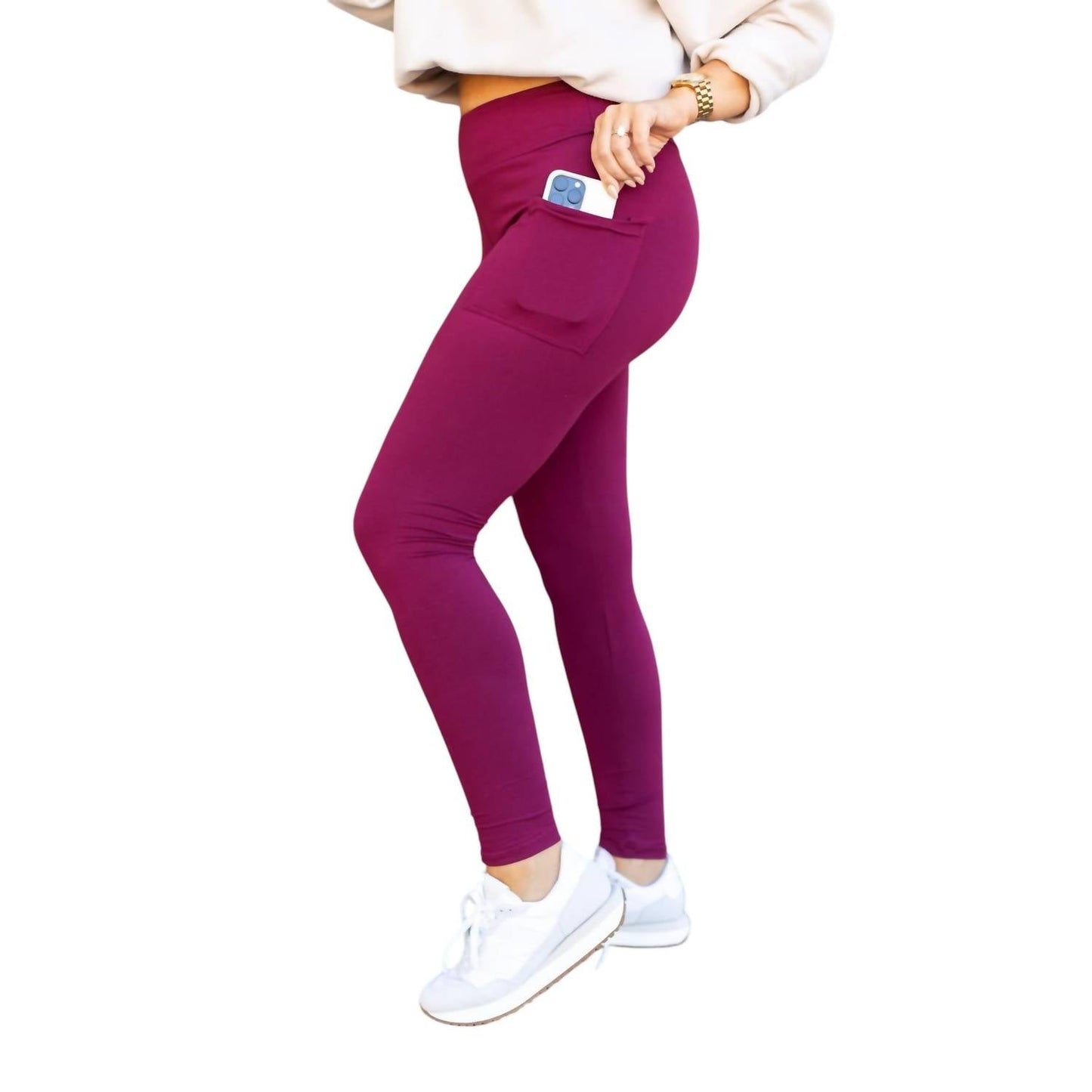 Julia Rose - Full Length Leggings with Pocket