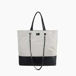 Like Dreams - Bolsa tote feminina de nylon em madeira de bordo