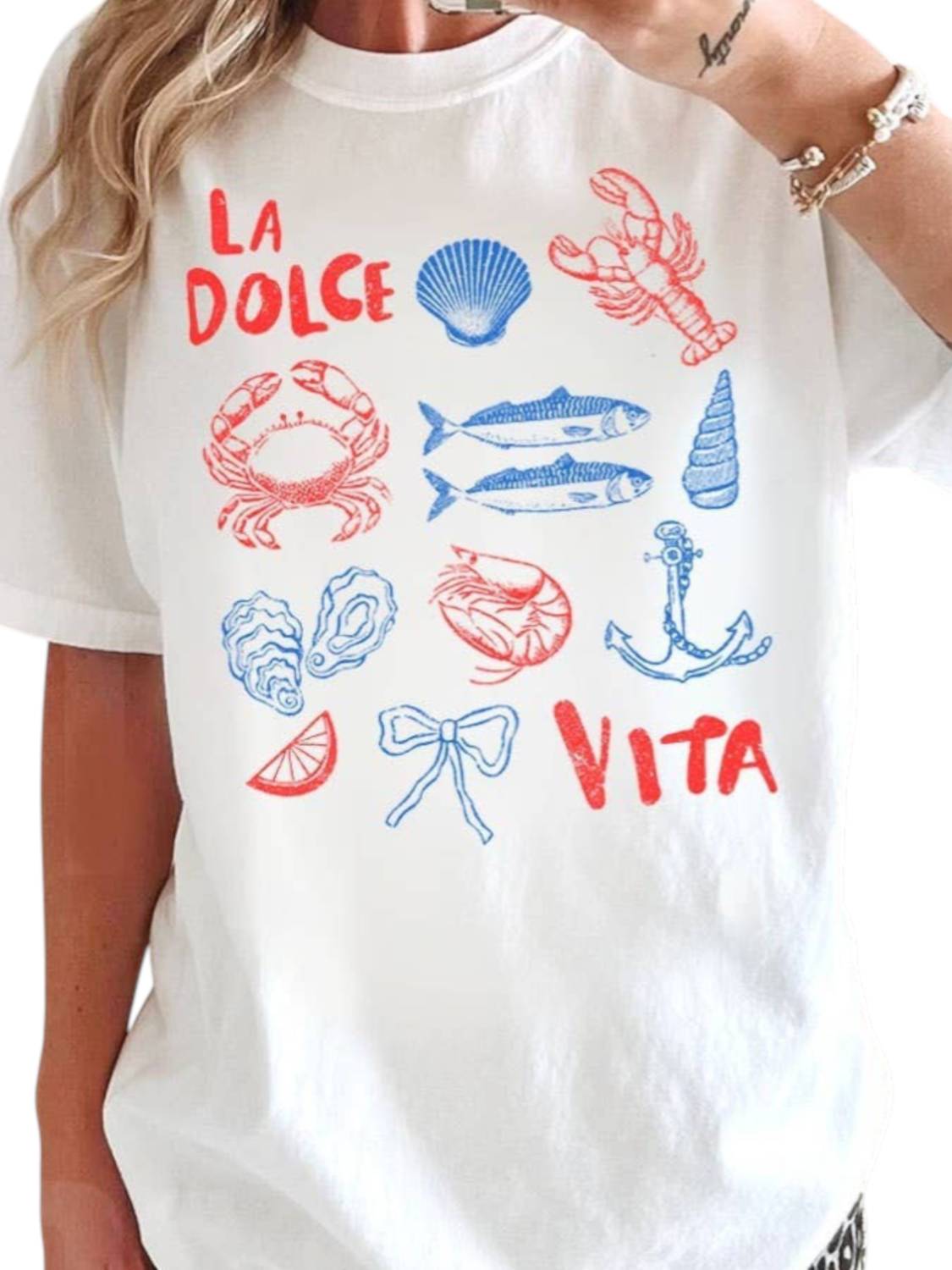 Hrt & Luv - La Dolce Vita Washed Graphic Tee