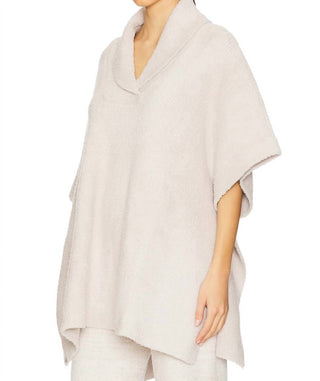 Barefoot Dreams - Poncho com gola xale Cozychic