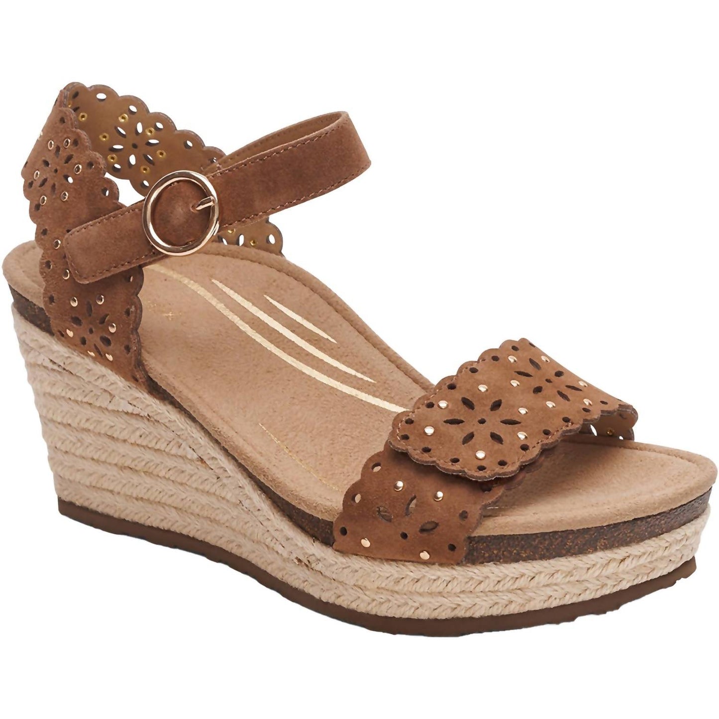 Aetrex - Women's Sydney Cutout Wedge Sandals