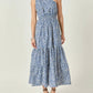 2.7 August Apparel - Print One Shoulder Maxi Dress