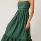Sunday - Shirred Top Tiered Midi Dress