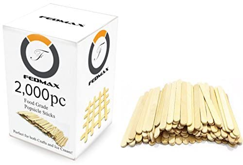 Palitos de picolé de madeira