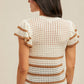 Hem & Thread - Crochet Ruffle Sweater