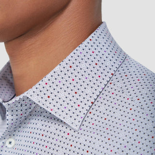 Bugatchi Uomo - Camisa James Geometric Ooohcotton