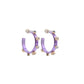 Smith & Co - Women's Metallic Metal Hoop Earring
