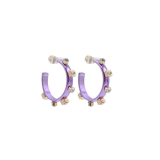 Smith & Co - Women's Metallic Metal Hoop Earring