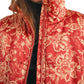 &Merci - Floral Cropped Puffer Vest