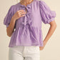 Jodifl - Miller Puff Sleeve Bow Top