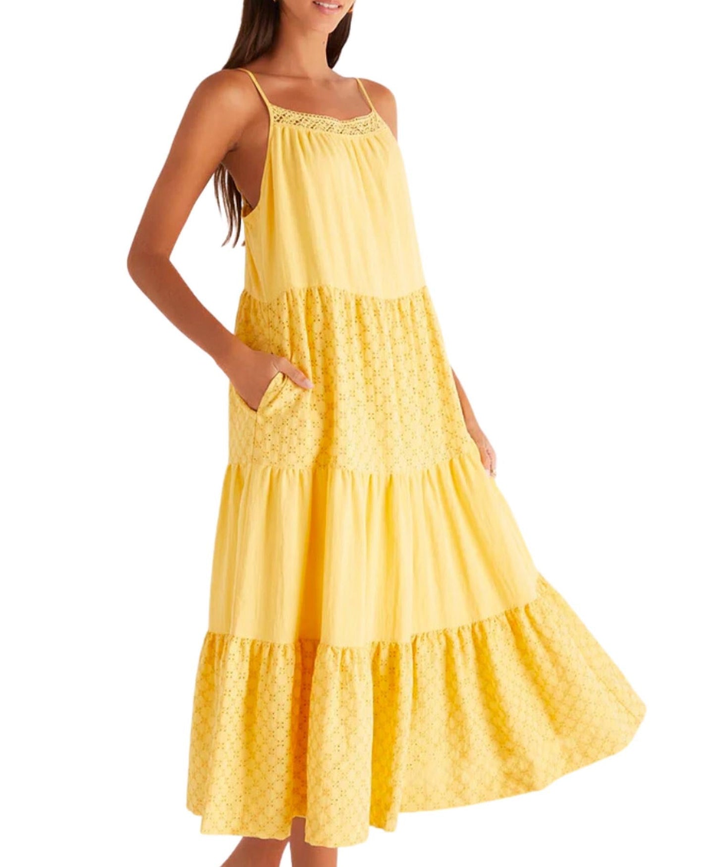 Z Supply - DALILAH EYELET MIDI DRESS