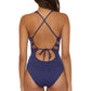 Becca - One Piece Plunge Tie Front