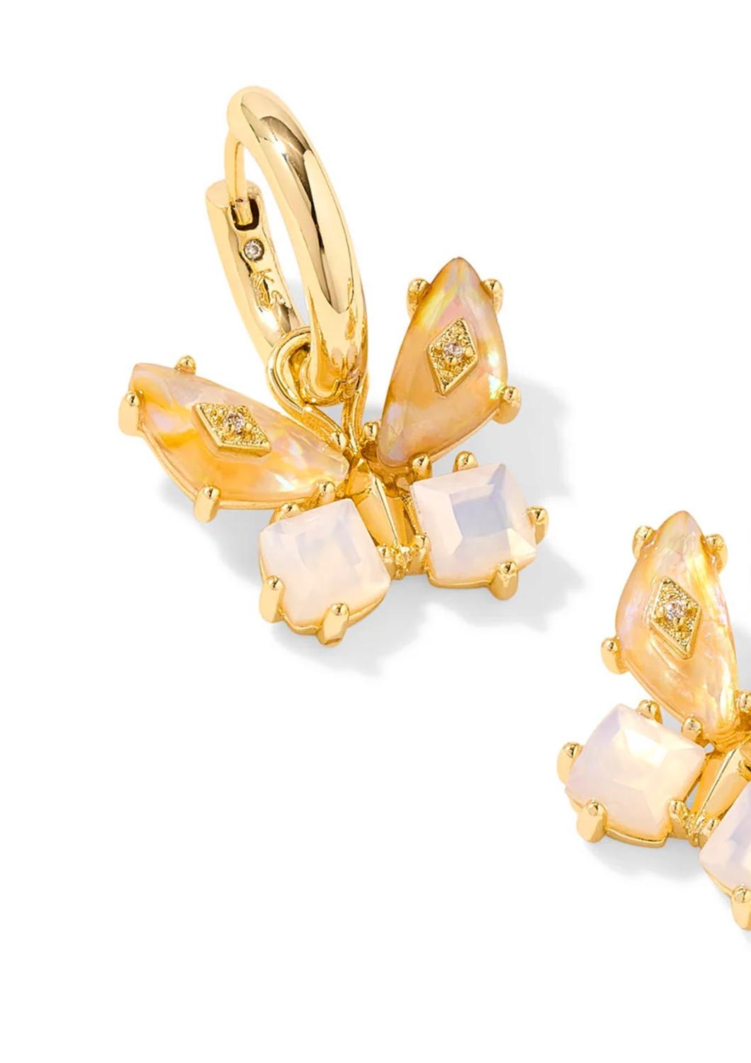 Kendra Scott - Women's Bianca Butterfly Huggie Earrings