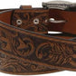 Hooey - Men's Arrow & Filigree Embossed Belt