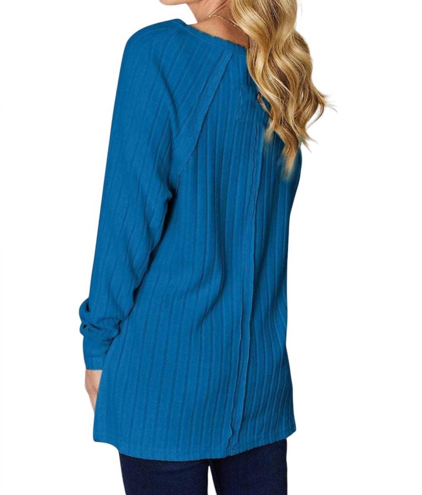 Basic Bae - Camiseta Chic com Decote Redondo e Fenda