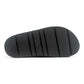 All Black - Women's Circle Buckle Lowform Sandal